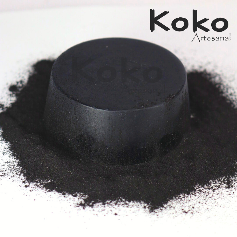 Jabón de Carbón Activado y Perejil – Koko Artesanal